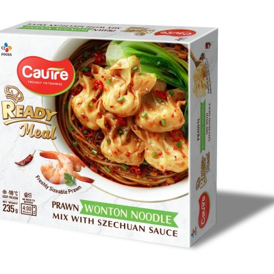 Prawn wonton noodle mix with Szechuan sauce 230g