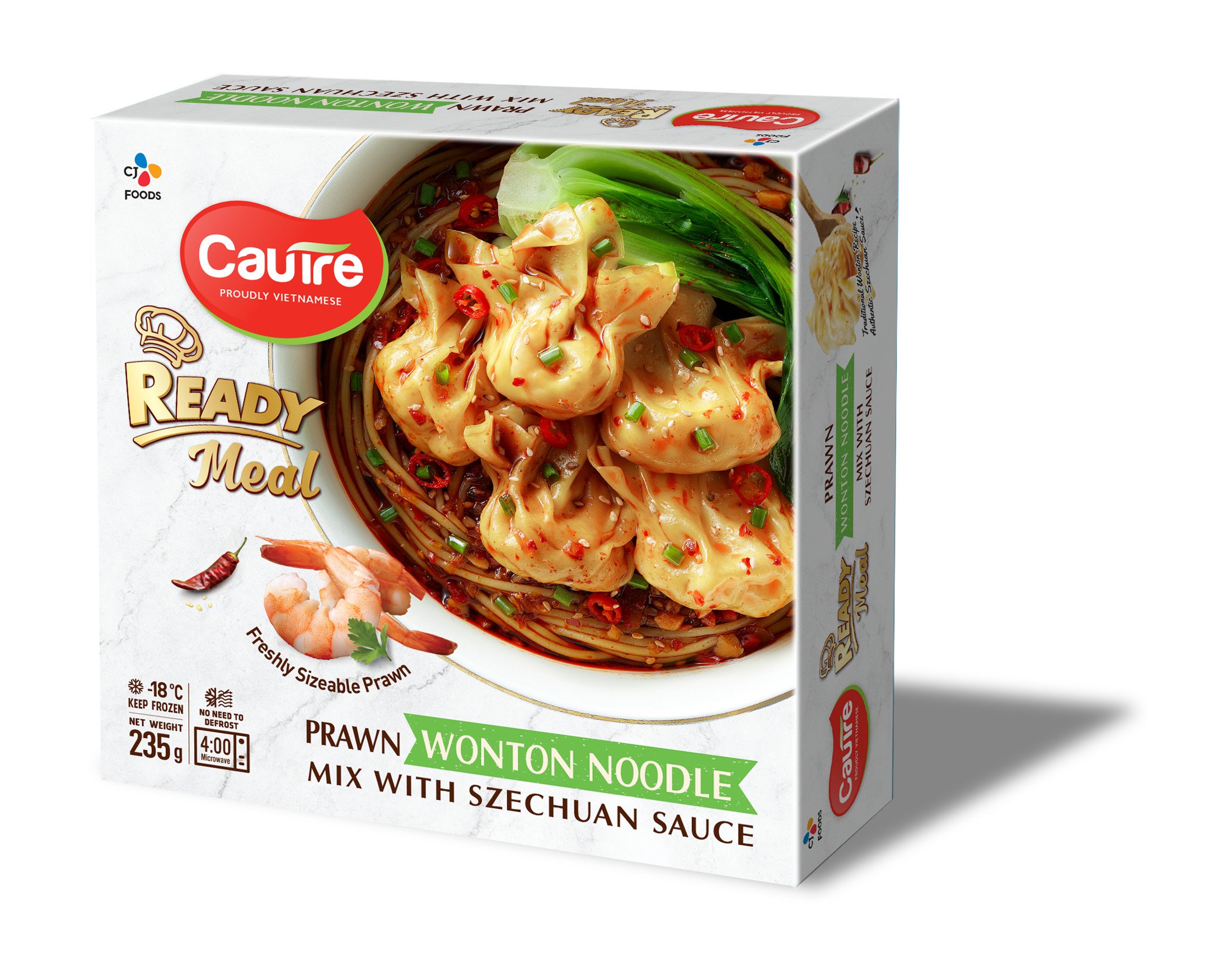 Prawn wonton noodle mix with Szechuan sauce 230g