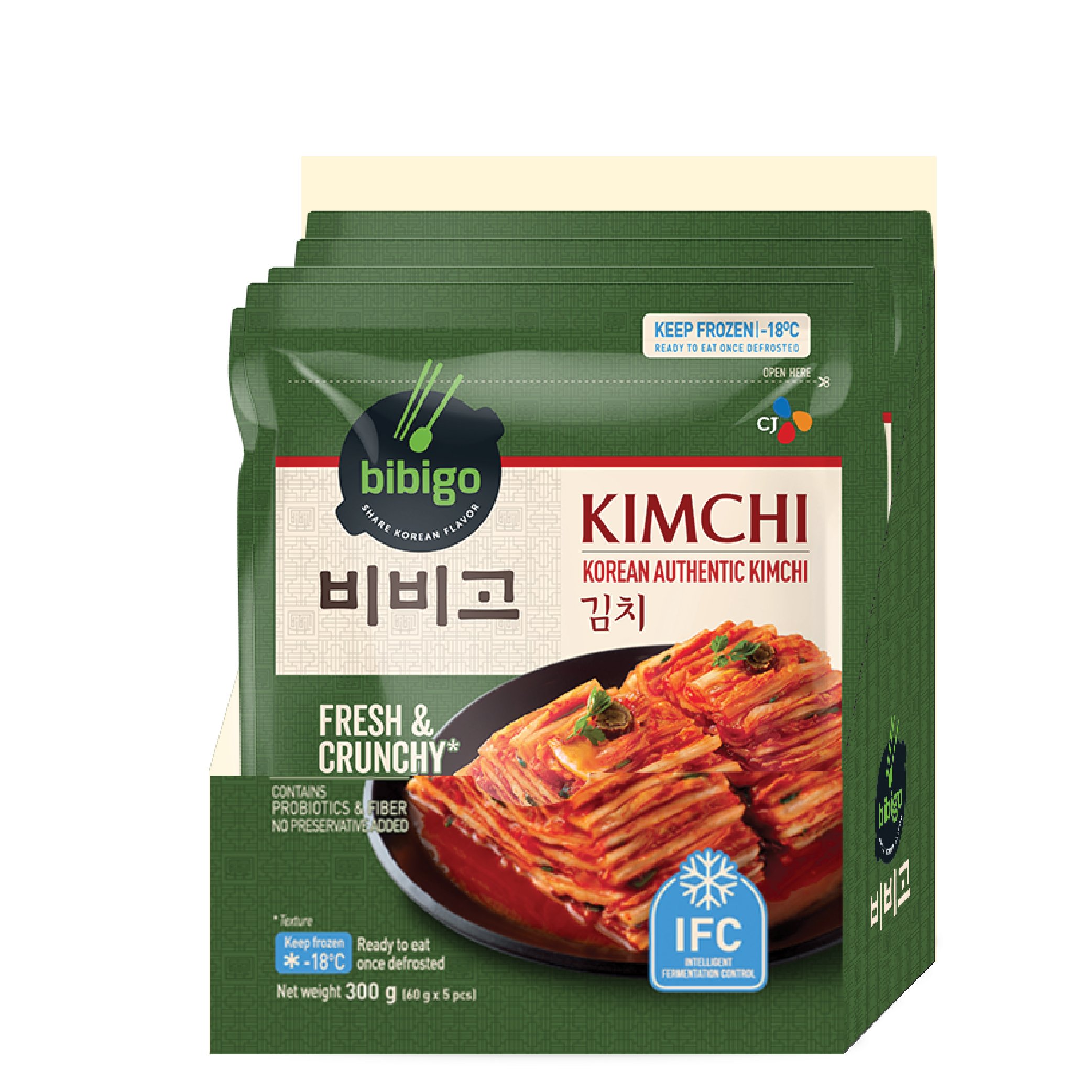 Bibigo Frozen Kimchi 60g X 5