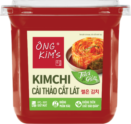 Ông Kim's Kimchi Cải Thảo Cắt Lát