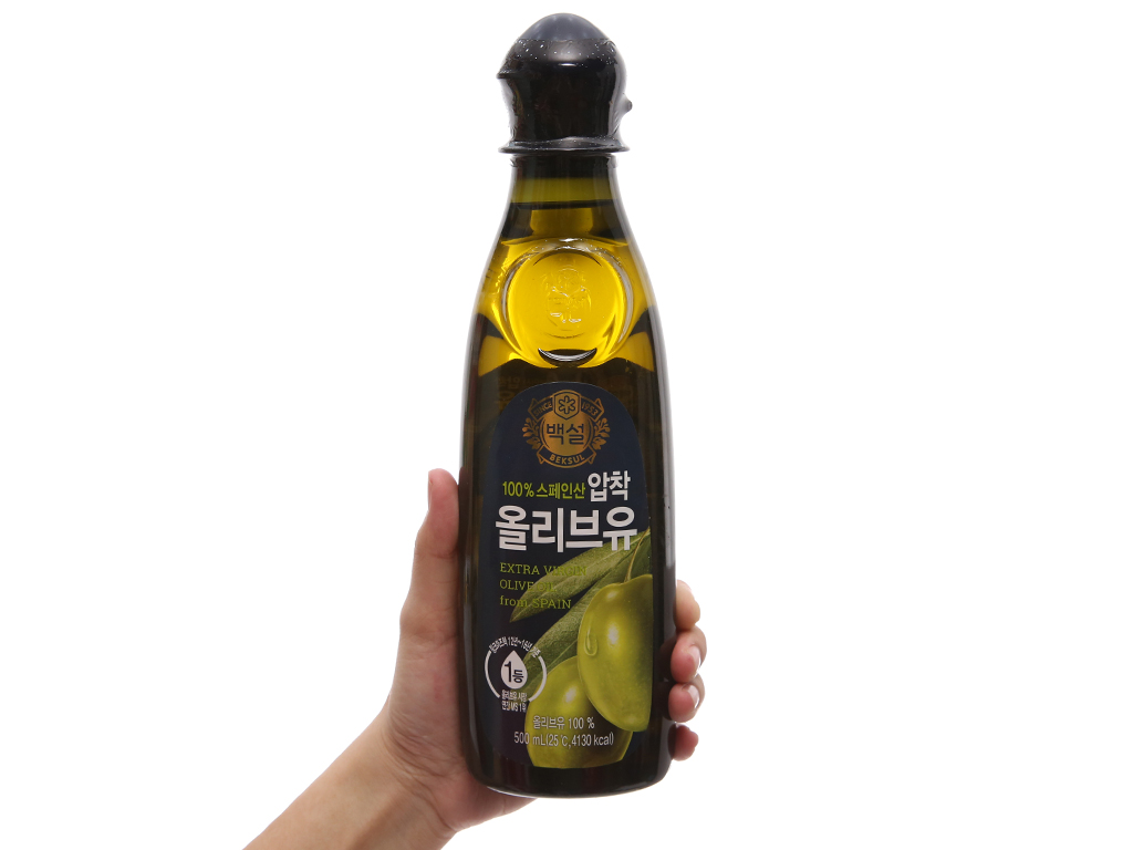 Dầu olive Extra Virgin Beksul chai 500ml