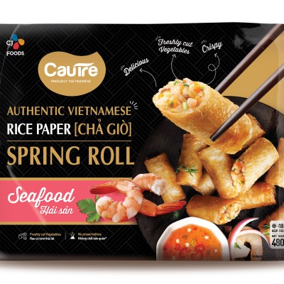 Cau Tre Rice Paper Spring Roll Seafood 480g