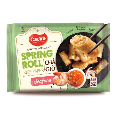Cau Tre Rice Paper Spring Roll Seafood 480g