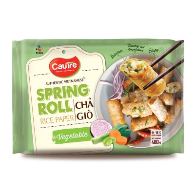 Cau Tre Rice Paper Spring Roll Vegetable 480g